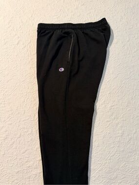 Champion | Black | Fleece Jogger Sweatpants | Size Large | C Logo